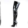 Pleaser - SEDUCE4010 Overknee Boots - Pole dance shoes - Black Product image